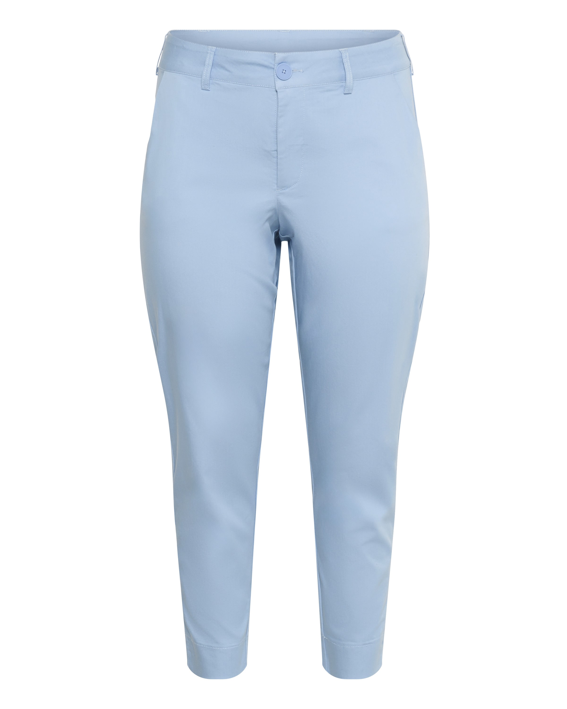 KAFFE CURVE Chino &#x27;Leana&#x27; in Blauw: voorkant