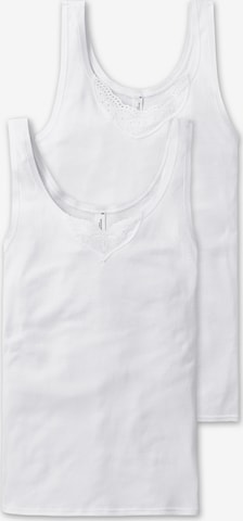 SCHIESSER - Camiseta térmica en blanco: frente