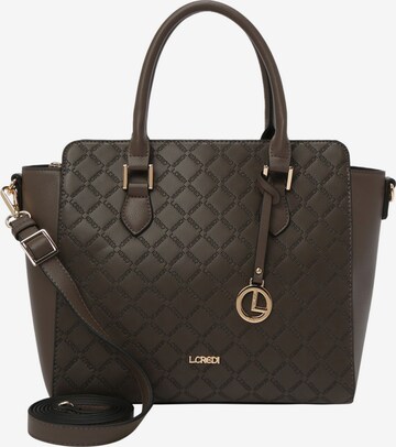 L.CREDI Handbag 'Filiberta' in Brown: front