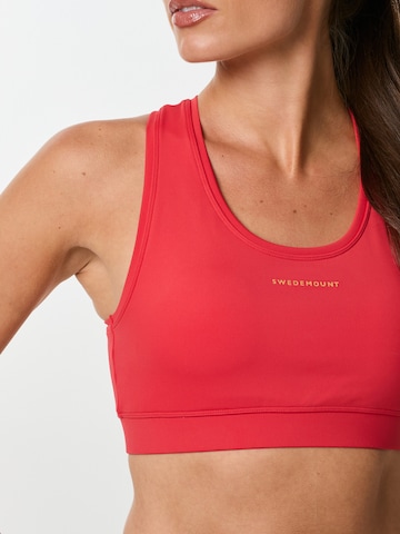 SWEDEMOUNT Bralette Sports Bra 'Core' in Red