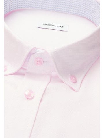 SEIDENSTICKER Regular Fit Hemd in Pink