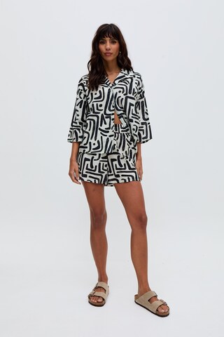 RAFFYA Regular Pants 'Nicola' in Black