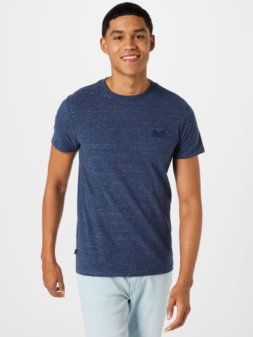 Superdry Skjorte 'Essential' i blå: forside