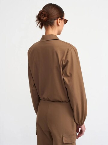 Dilvin Between-Season Jacket in Brown