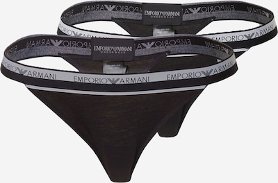 Tanga Emporio Armani pe negru / alb, Vizualizare produs