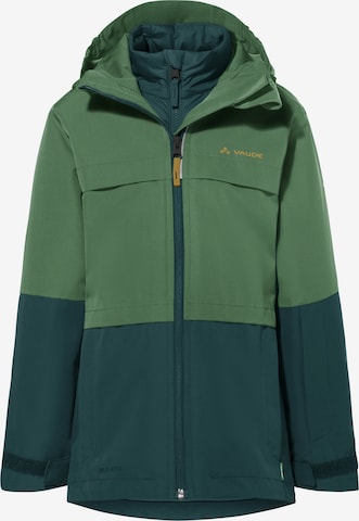 VAUDE Athletic Jacket 'Snow Cup' in Green: front
