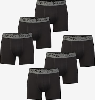 Boxers 'Jersey Core' Phil & Co. Berlin en noir : devant