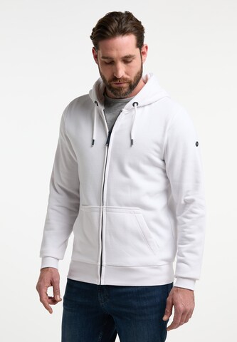 DreiMaster Maritim Sweatjacke 'Kilata' in Weiß: predná strana