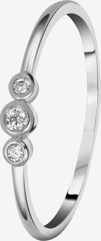 Lucardi Ring in Silver: front