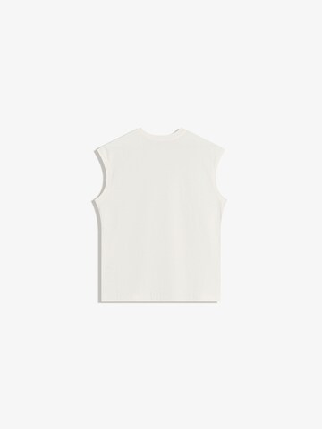 Bershka Koszulka w kolorze biały