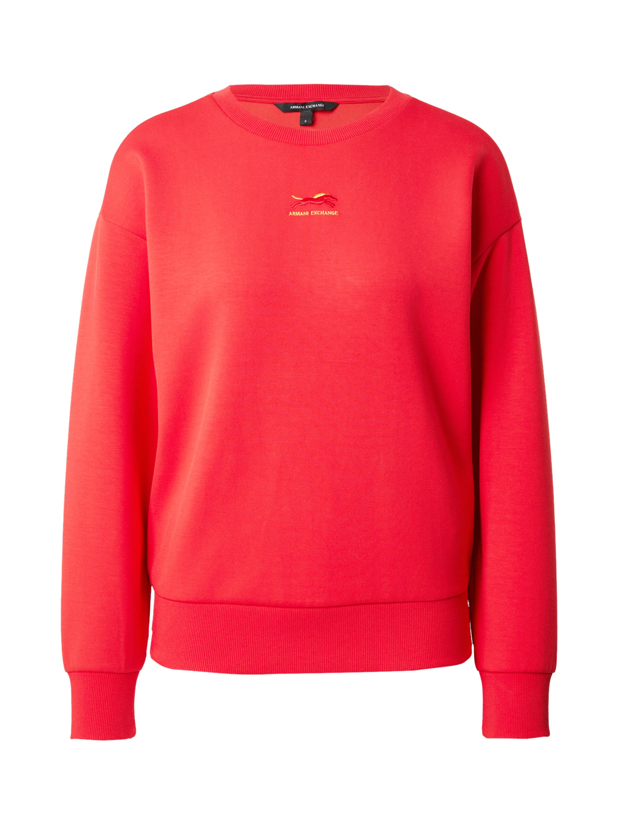 ARMANI EXCHANGE Tréning póló - piros: elől