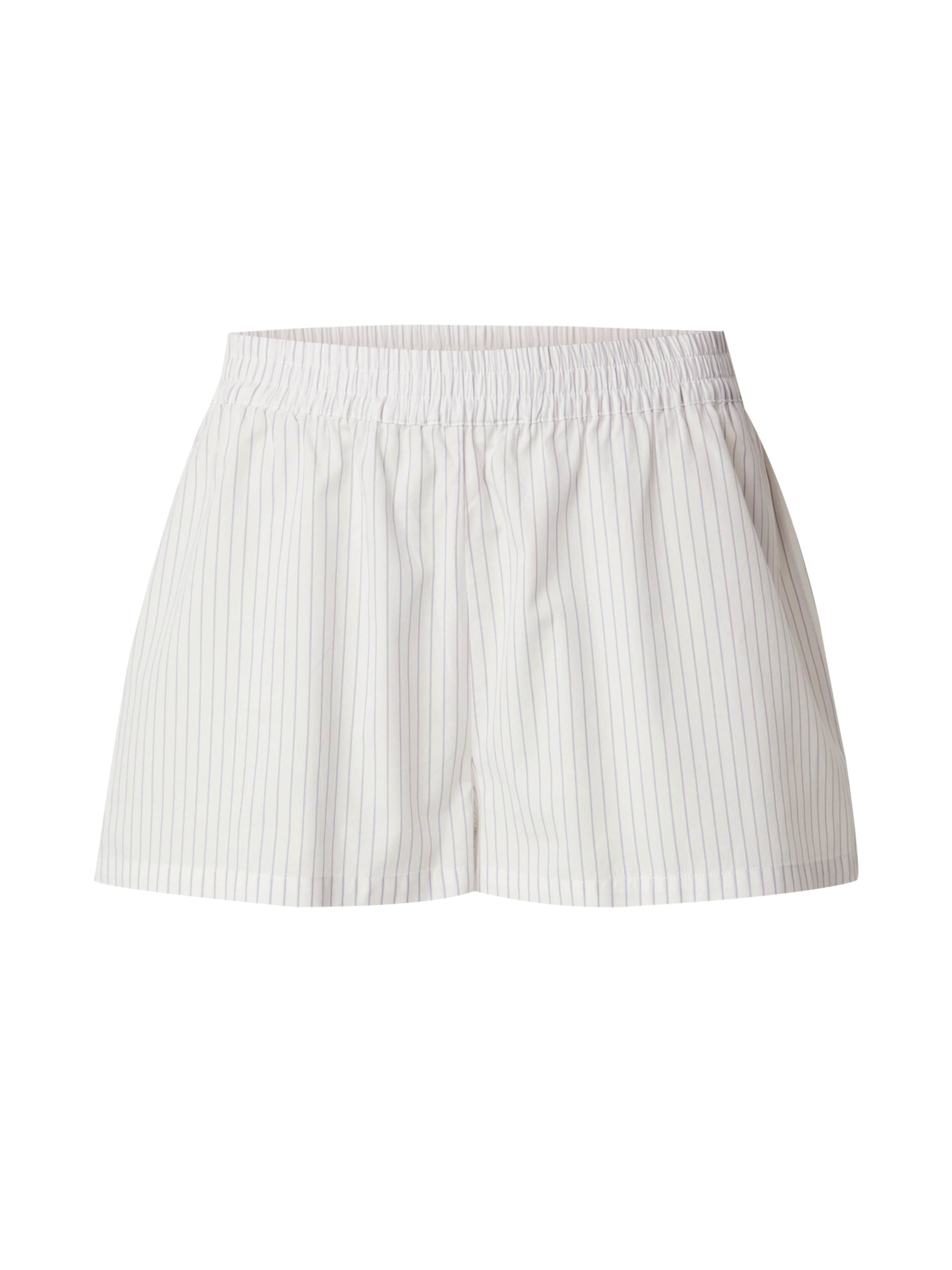 Pantaloni millane di colore lilla / bianco, Visualizzazione prodotti