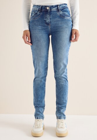 CECIL Slimfit Jeans in Blau: Vorderseite