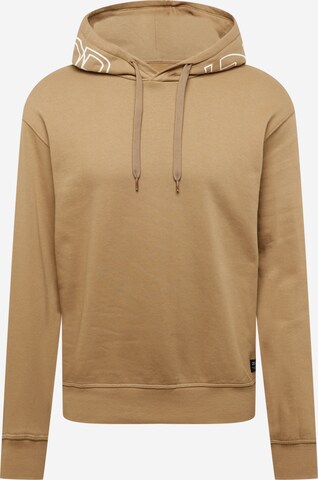 TOM TAILOR DENIM Sweatshirt in Beige: predná strana