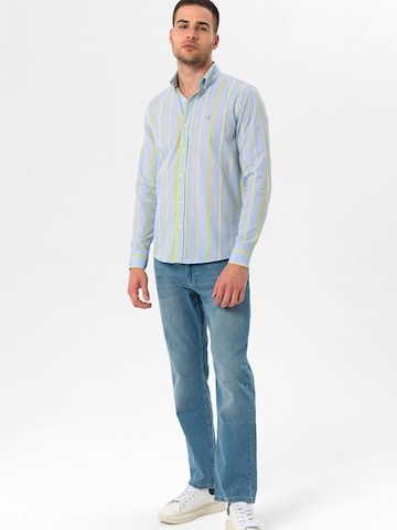 By Diess Collection Úzky strih Košeľa 'OXFORD ' - Modrá