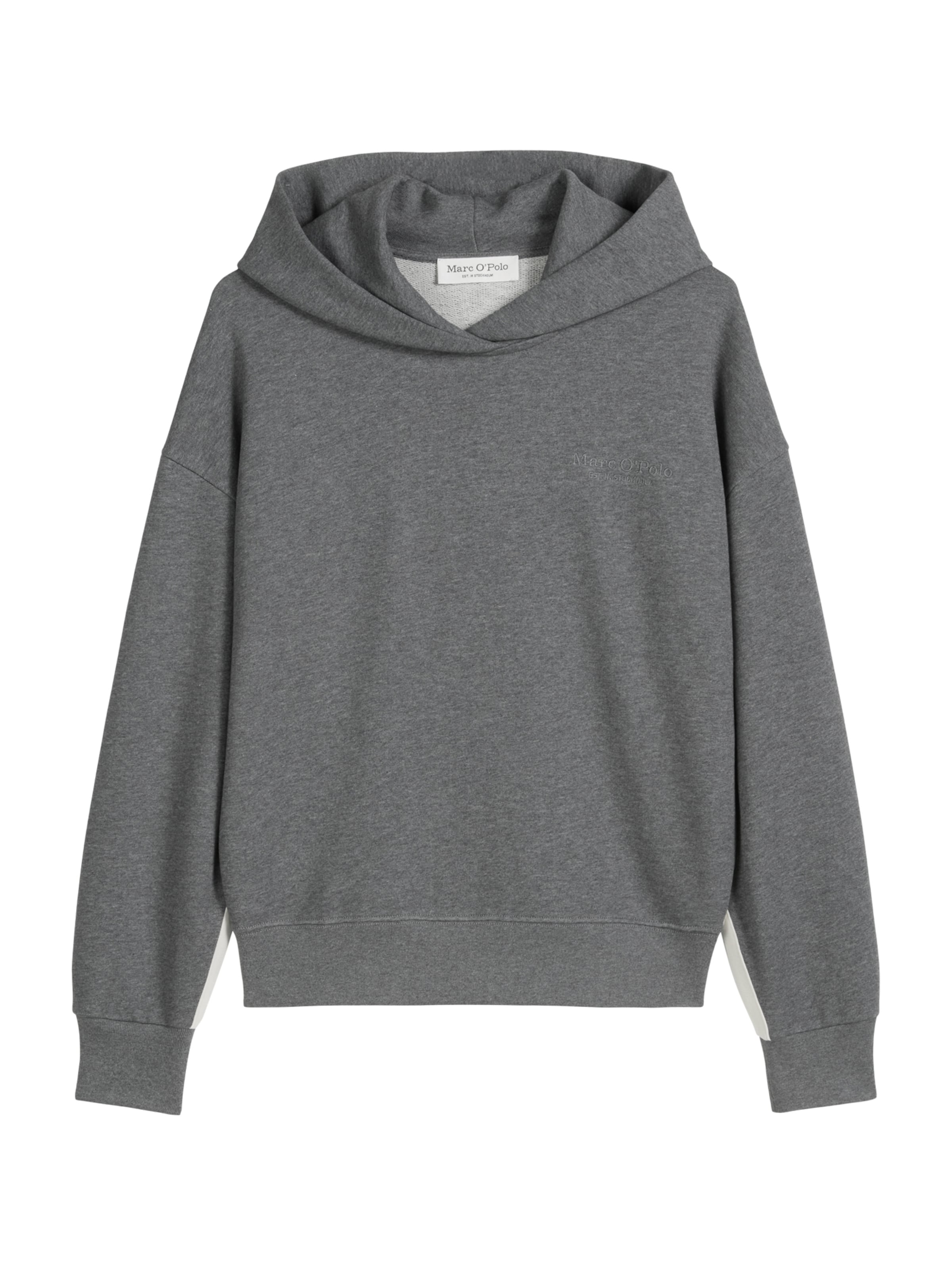 Marc O'Polo Μπλούζα φούτερ σε γκρι: μπροστά