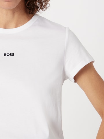 Tricou 'Eventsa' de la BOSS Black pe alb