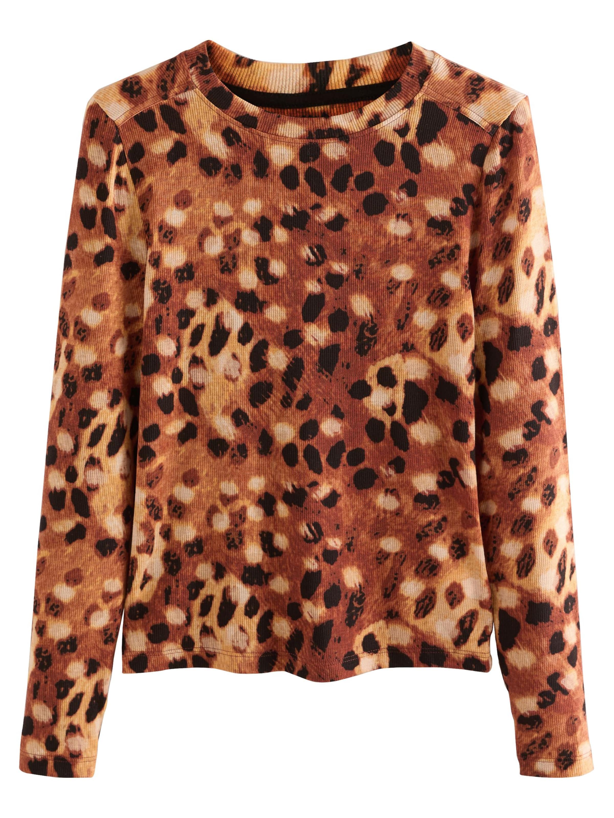 Next Tričko – hnědá: přední strana