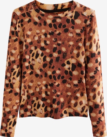 Next Koszulka w kolorze brązowy: przód