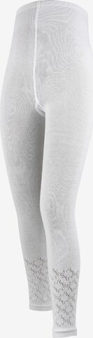 ROGO Skinny Leggings in White: front