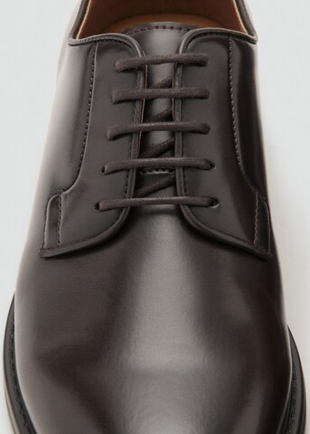 MANGO MAN Schnürschuh in Braun