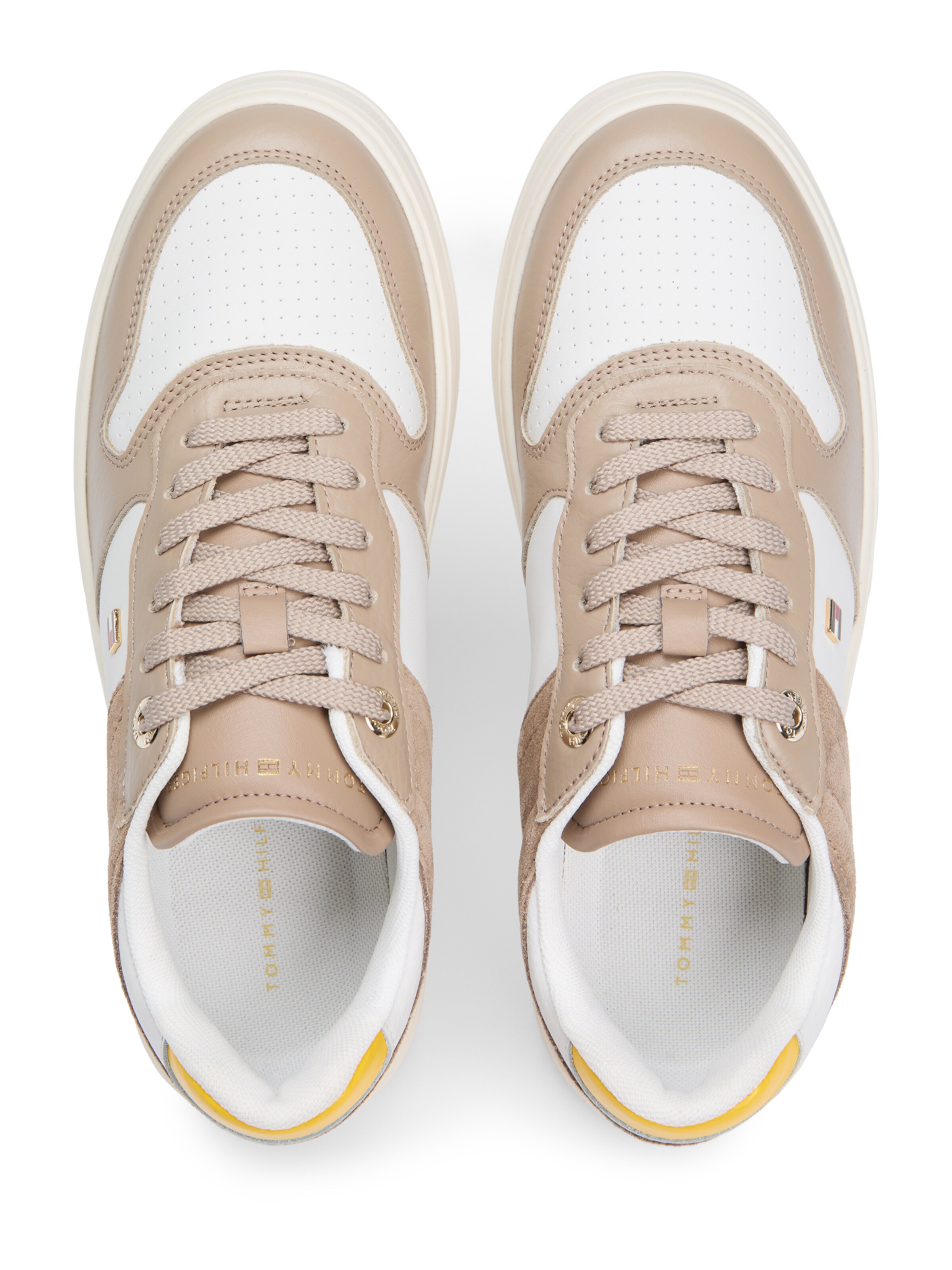 TOMMY HILFIGER Низкие кроссовки в Коричневый