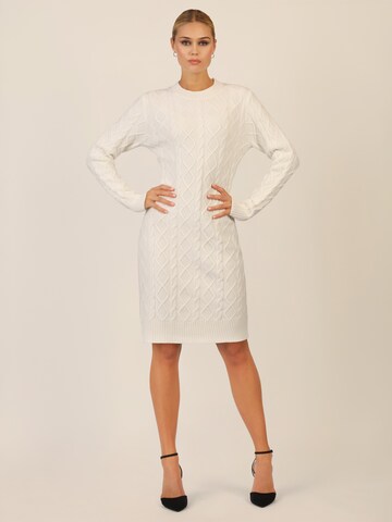 APART Knitted dress in White