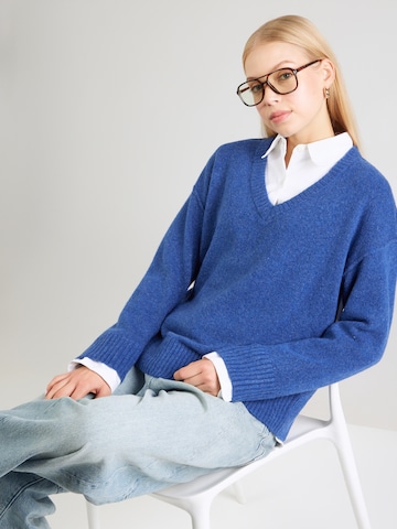 VERO MODA Pulover 'VMILSE' | modra barva: sprednja stran