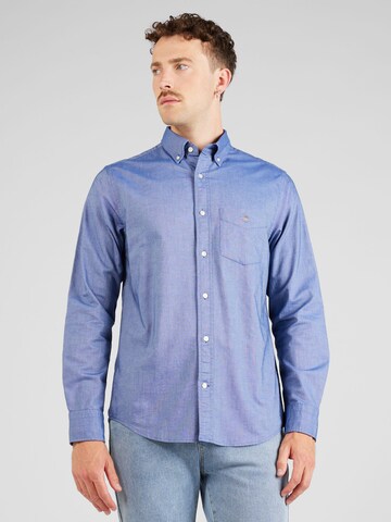 GANT Regular fit Button Up Shirt in Blue: front