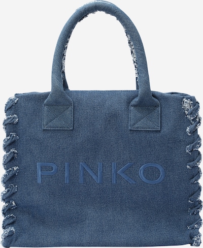 PINKO Cabas en bleu denim, Vue avec produit
