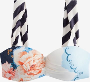 NextBandeau Bikini gornji dio - bijela boja: prednji dio