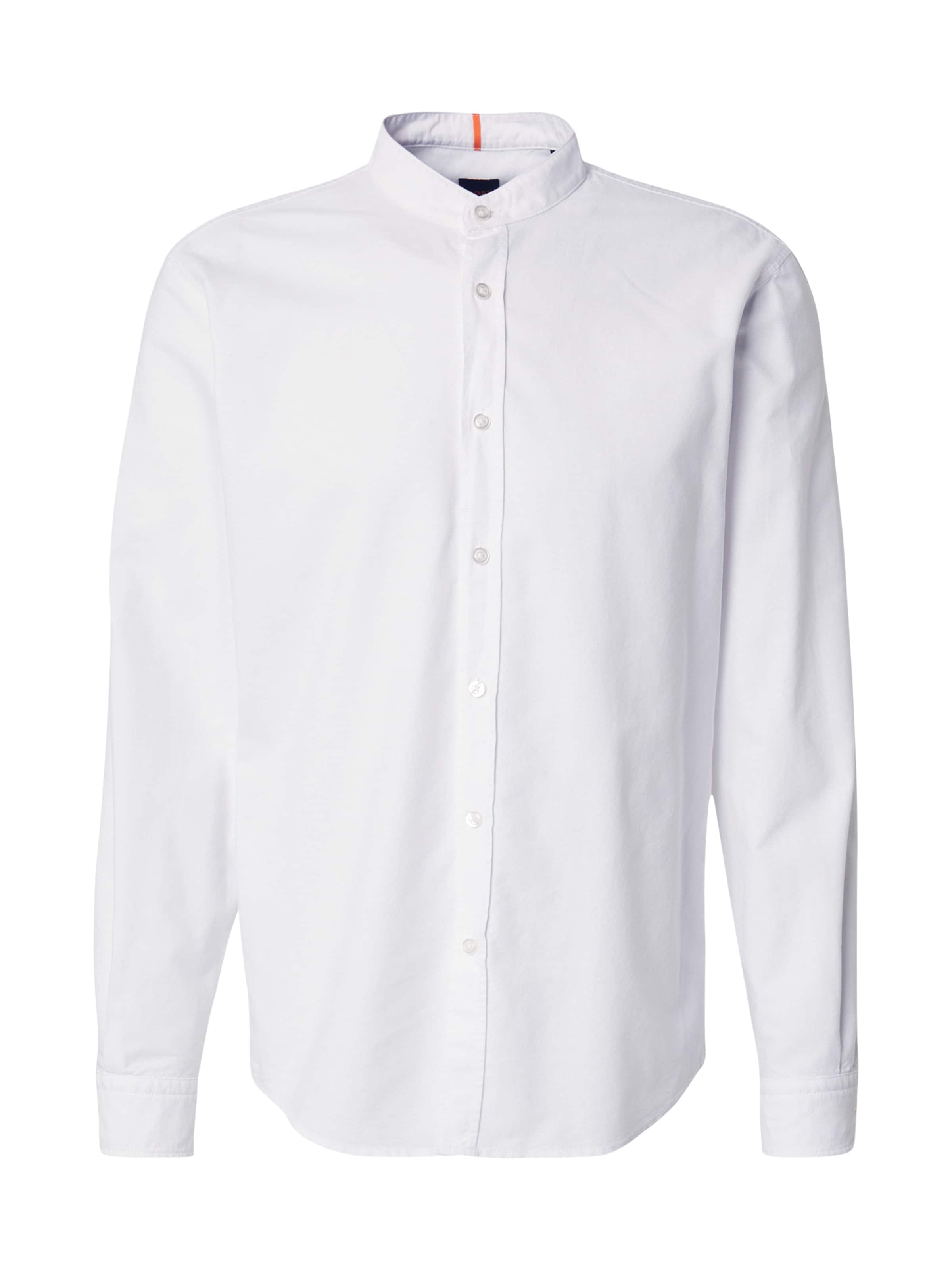 BOSS Tavaline suurus Triiksärk 'Race', värv valge: eest vaates