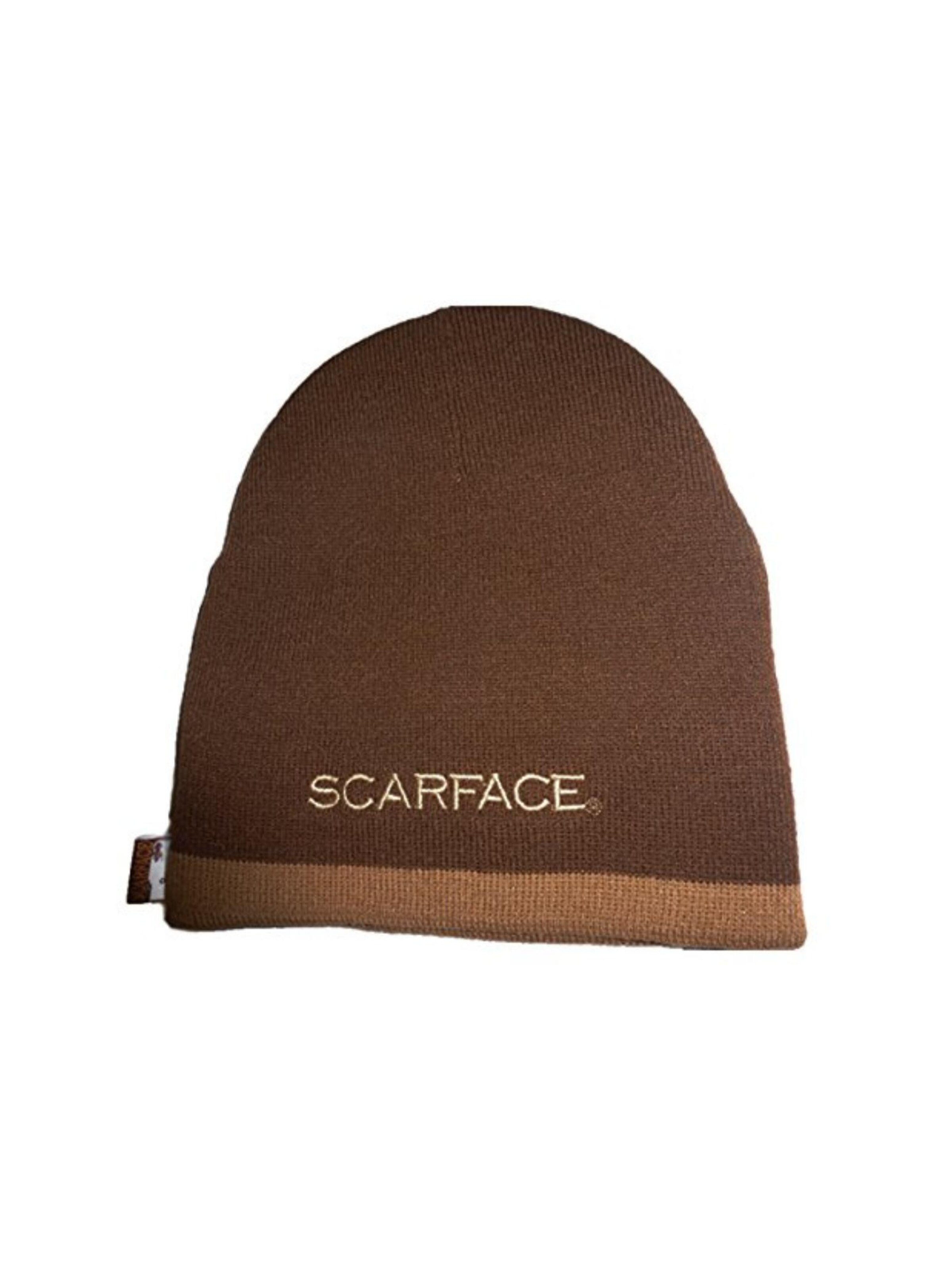 King Kameha Mütze 'SCARFACE'‌‌‌‌‌‌‌ in Braun