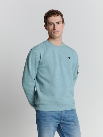 No Excess Sweatshirt in Blauw: voorkant