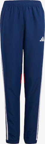 ADIDAS PERFORMANCE - Tapered Pantalón deportivo 'Tiro 25 Essentials' en azul: frente