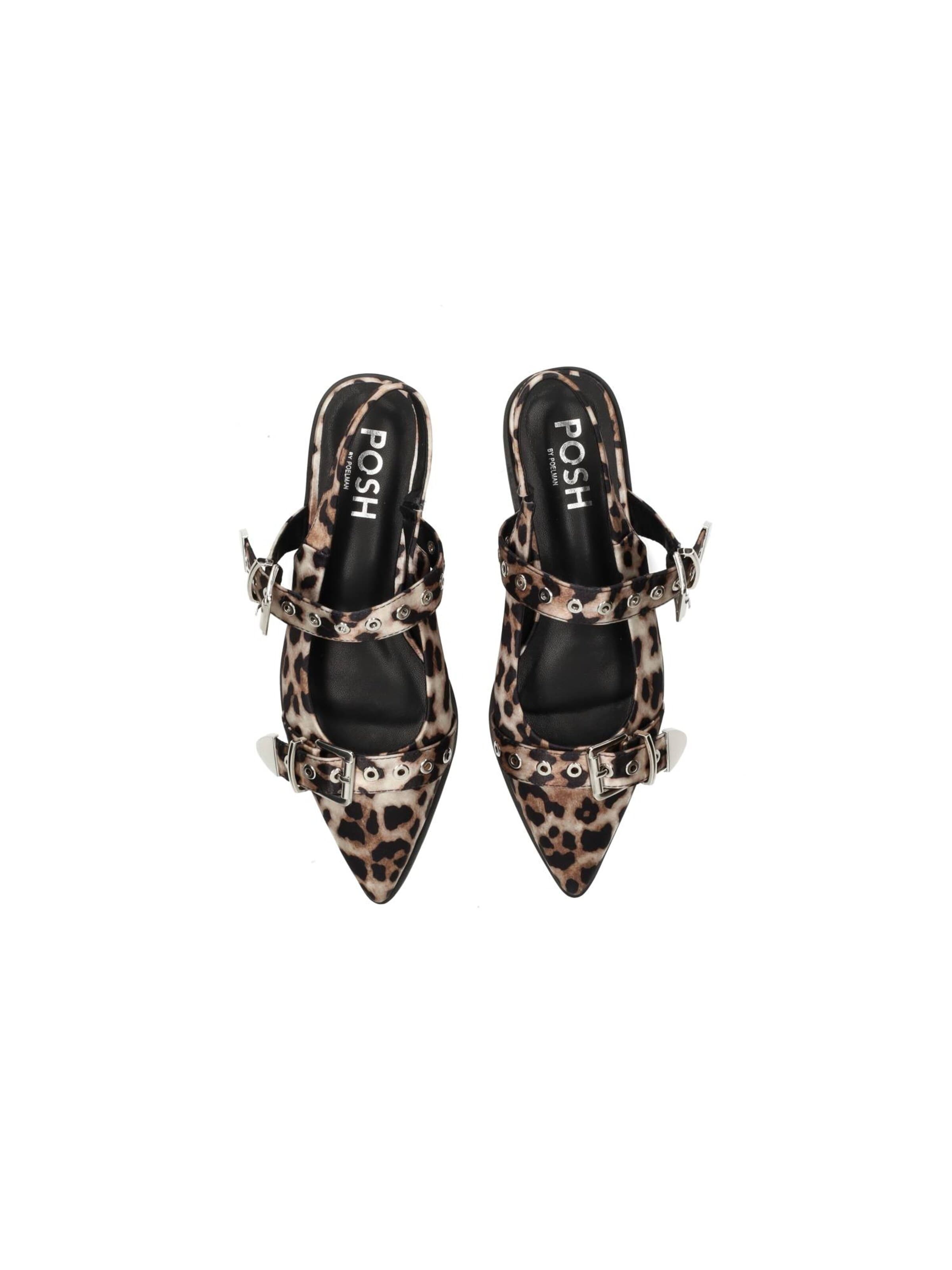 POSH by Poelman Sandaal 'Julia' in Bruin