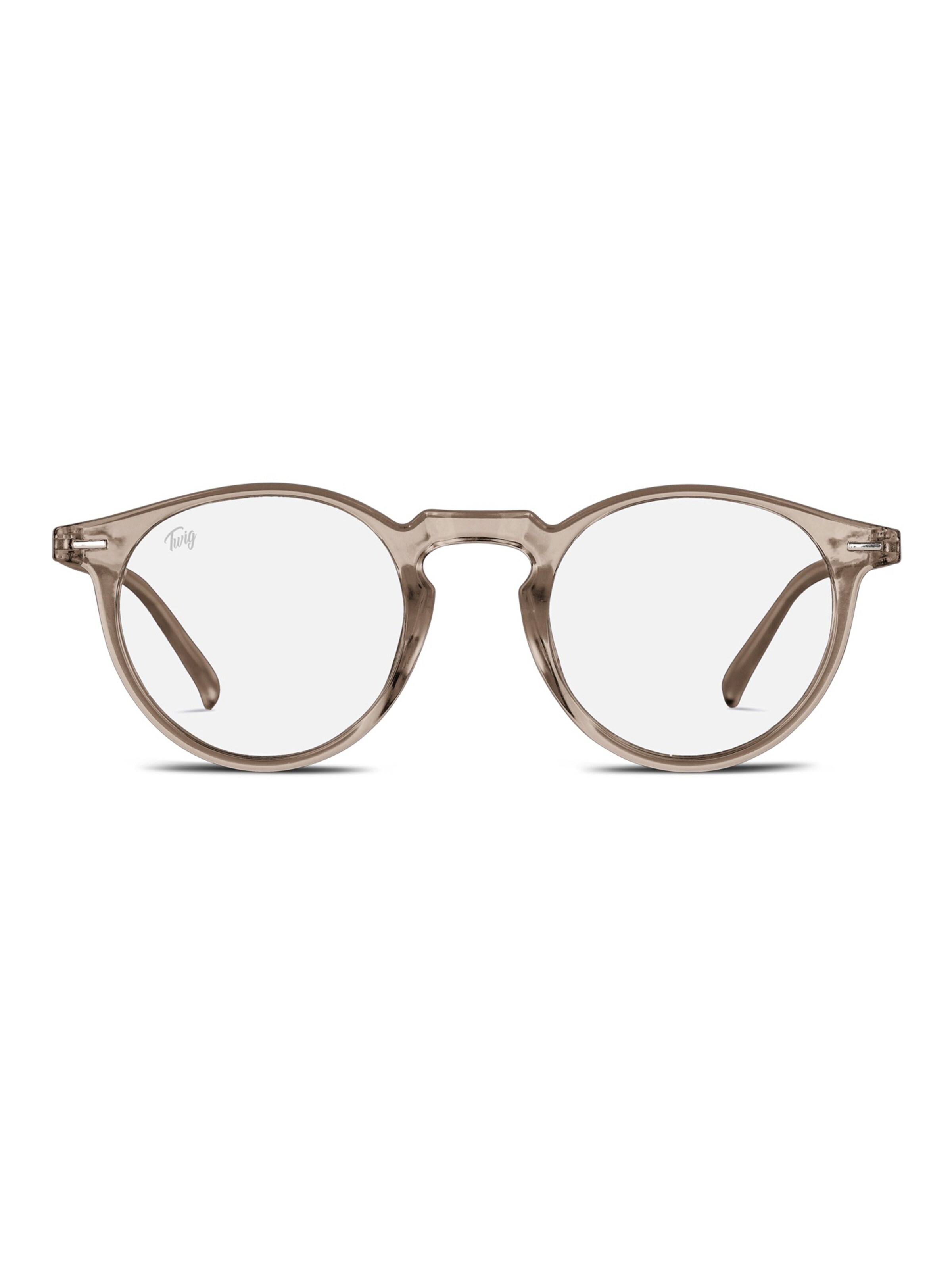 TWIG Concept Milano Glasses 'Watson BlueLight' in Brown: front