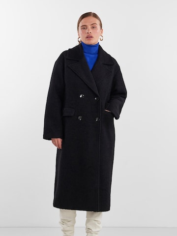 Y.A.S Ανοιξιάτικο και φθινοπωρινό παλτό 'MILA' σε μαύρο: μπροστά