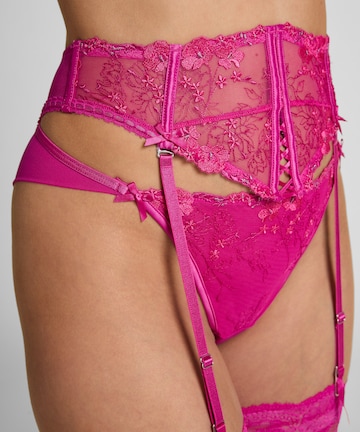 Hunkemöller Garters 'Peonie Waspie' in Pink: front