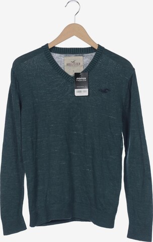 HOLLISTER Sweater & Cardigan in S in Green: front