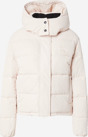 Calvin Klein Jeans - Chaqueta de invierno en beige: frente