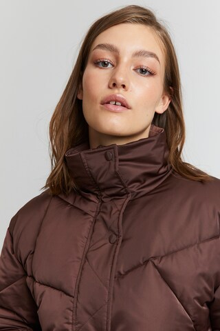 PULZ Jeans Between-Season Jacket in Brown