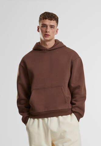 Urban Classics Sweatshirt in Brown: front