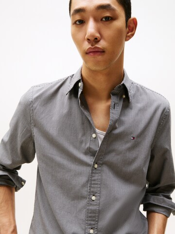 Coupe regular Chemise 'Flex' TOMMY HILFIGER en gris