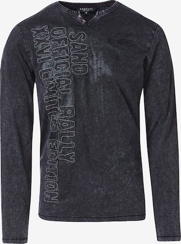 juoda KOROSHI Marškinėliai: priekis