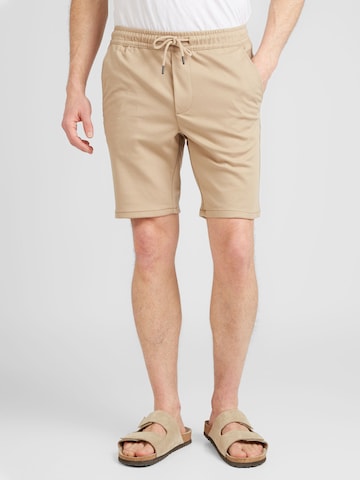 Only & Sons Normalny krój Spodnie 'LINUS' w kolorze beżowy: przód