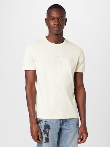 T-Shirt 'Tokks' BOSS en beige : devant