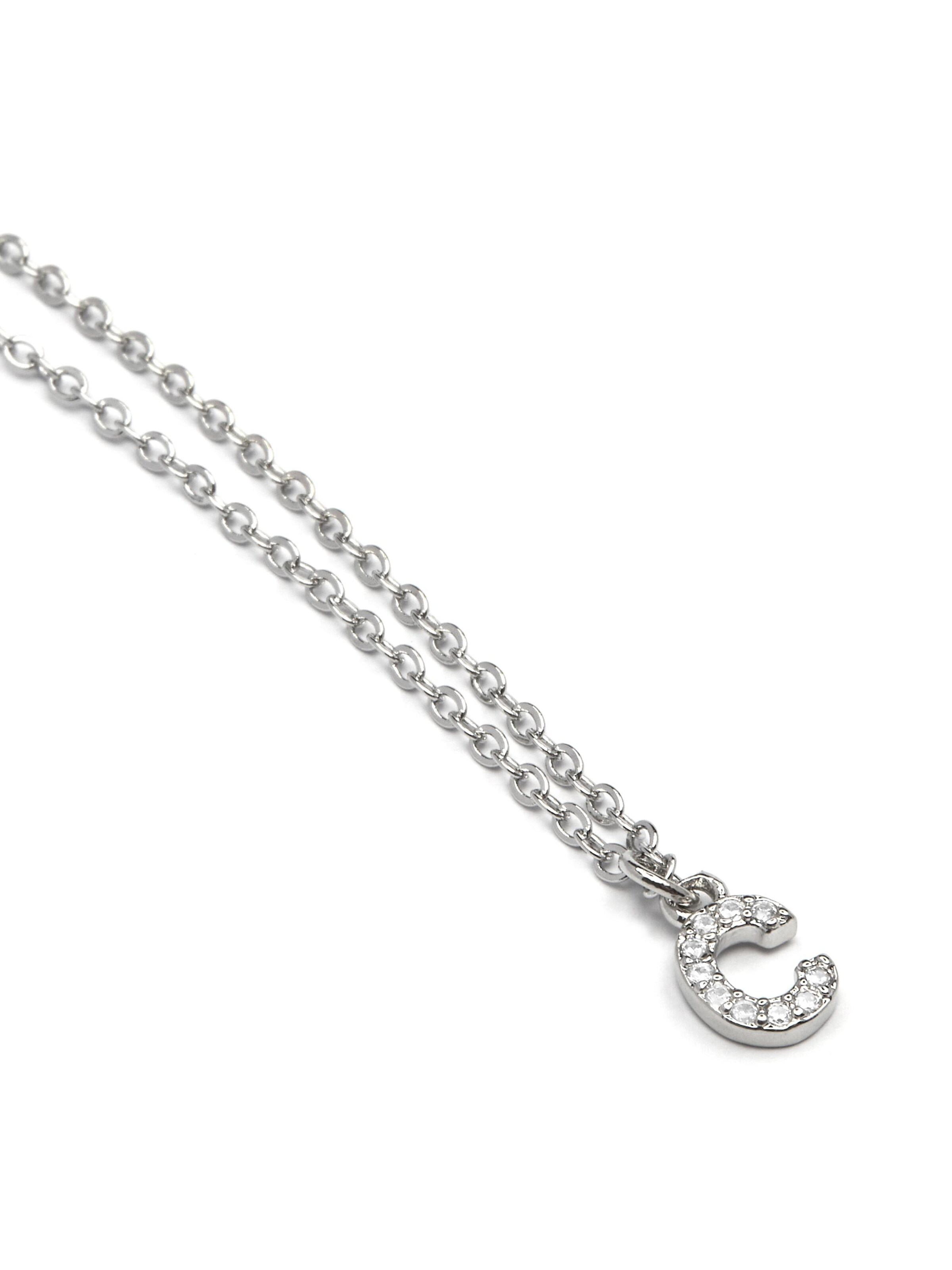 Collana 'Alphabet' di Luxenter in bianco