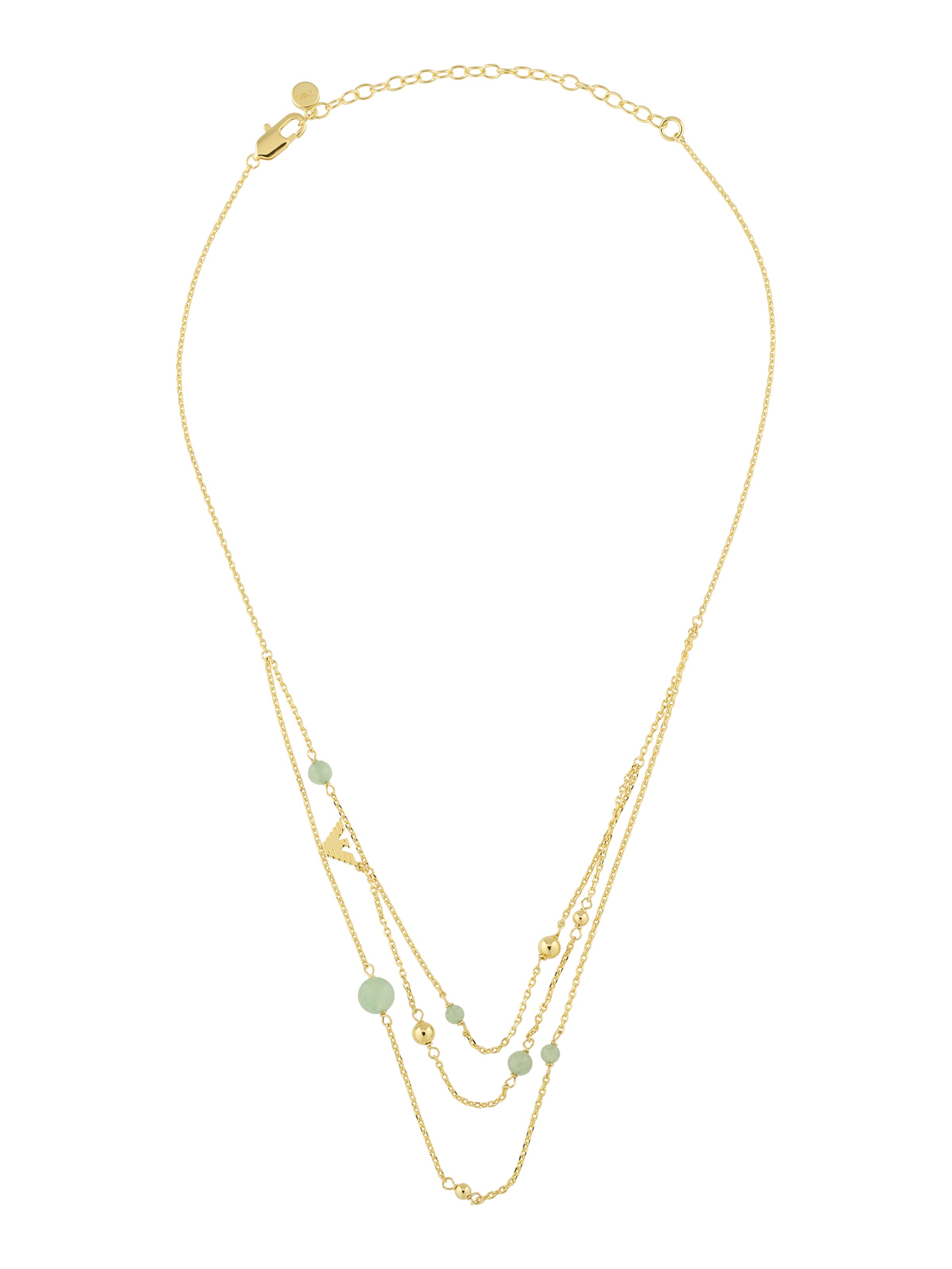 Emporio Armani Halsband i guld: framsida