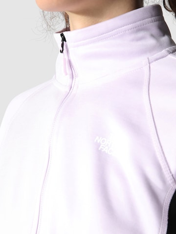 THE NORTH FACE Athletic Zip-Up Hoodie in Purple